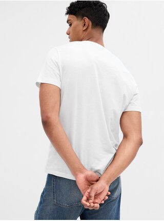 Biele pánske tričko Gap