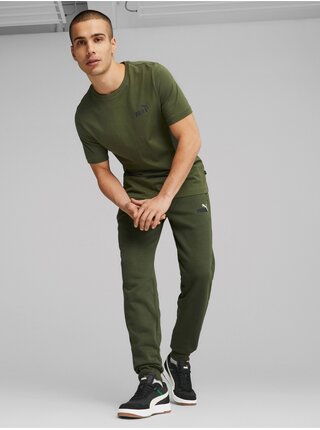 Khaki pánské tričko Puma ESS