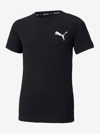 Čierne chlapčenské športové tričko Puma Active