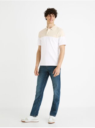 Tmavě modré pánské straight fit džíny Celio Foklo15 