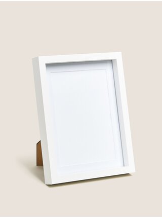 Bílý dřevěný foto rámeček 13 x 18 cm Marks & Spencer  