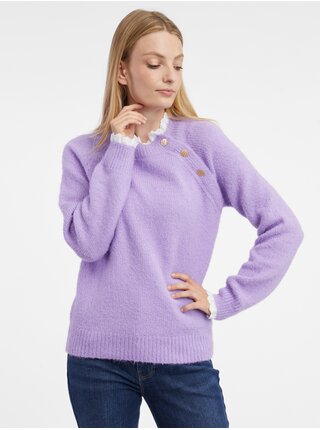 Svetlo fialový dámsky sveter ORSAY