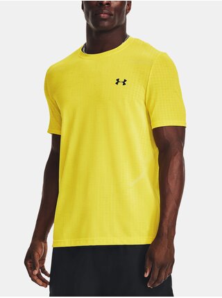 Žluté sportovní tričko Under Armour UA Seamless Grid 
