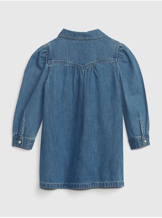 Modré dievčenské džínsové šaty GAP