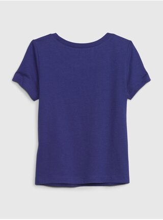 Modré dievčenské tričko Gap