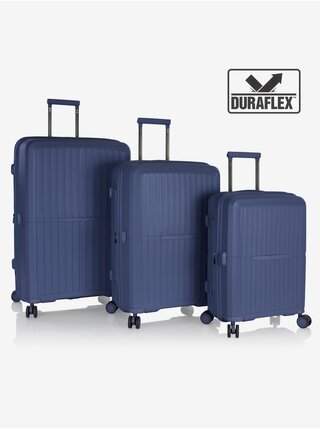 Sada troch cestovných kufrov v modrej farbe Heys Airlite S,M,L Blue