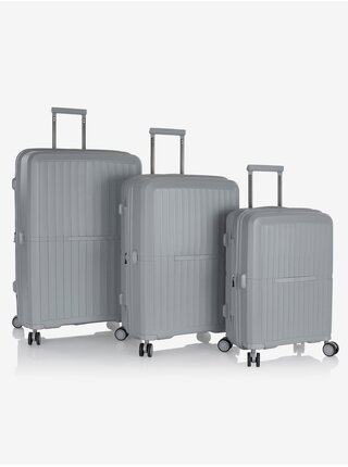 Sada tří cestovních kufrů v šedé barvě Heys Airlite S,M,L 