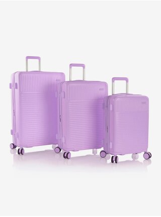 Sada tří cestovních kufrů ve fialové barvě Heys Pastel S,M,L    