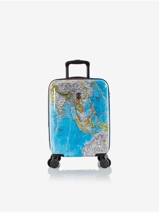 Modrý vzorovaný cestovní kufr Heys Journey 3G S 