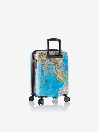 Modrý vzorovaný cestovní kufr Heys Journey 3G S 