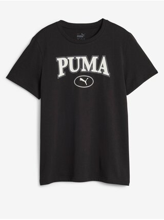 Čierne chlapčenské tričko Puma Squad