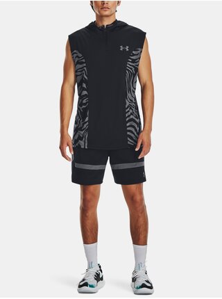 Čierne pánske športové vzorované tielko Under Armour Baseline