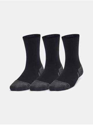 Sada tří klučičích ponožek v černé barvě Under Armour Perform 