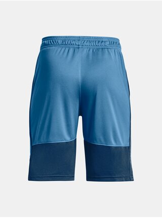 Modré klučičí sportovní kraťasy Under Armour UA Stunt 3.0 Shorts 