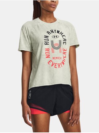Světle šedé dámské sportovní tričko Under Armour Run 