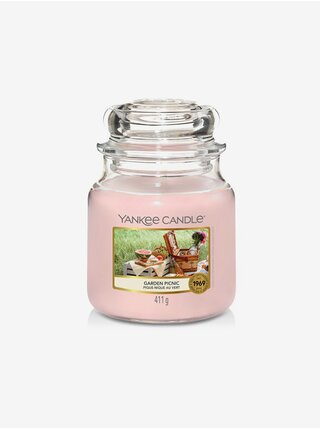 Yankee Candle vonná svíčka Garden Picnic Classic střední