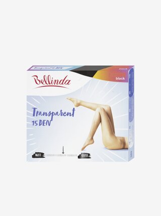 Černé dámské punčochové kalhoty Bellinda Transparent 15 DEN