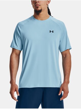 Světle modré pánské sportovní tričko Under Armour UA Tech 2.0 SS Tee   