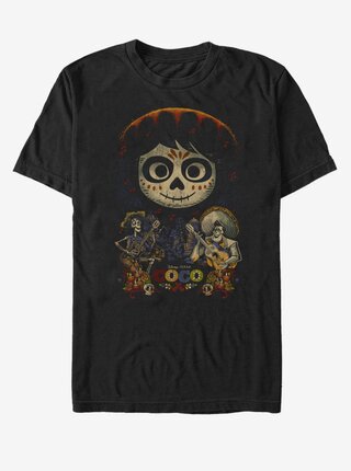 Černé unisex tričko ZOOT.Fan Coco Poster Pixar  
