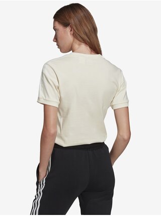 Tričká s krátkym rukávom pre ženy adidas Originals - béžová