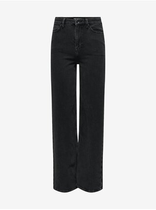 Černé dámské široké džíny JDY Kaja