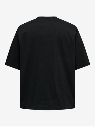 Černé pánské basic oversize tričko ONLY & SONS Millenium