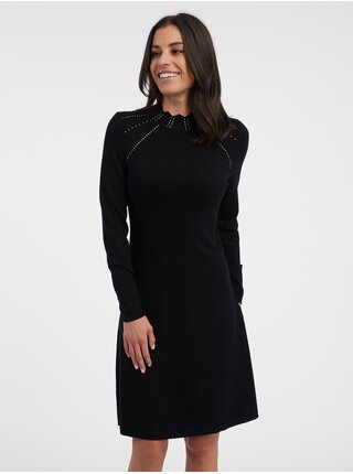 Černé dámské úpletové šaty ORSAY