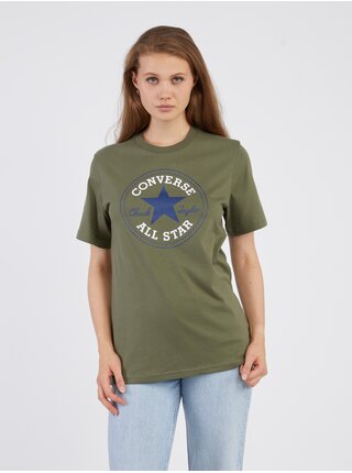Khaki dámské tričko Converse 