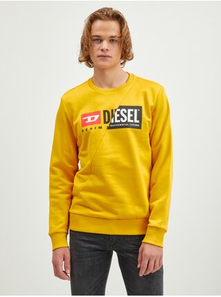 Žltá pánska mikina Diesel
