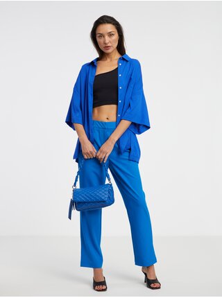 Elegantné nohavice pre ženy VERO MODA - modrá