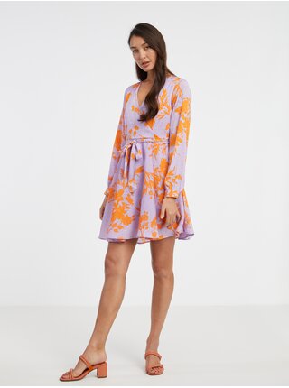 Světle fialové dámské květované šaty ONLY Summer