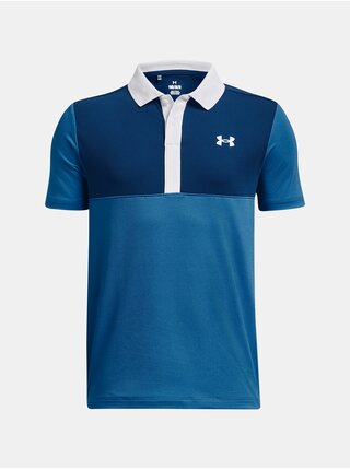 Modré klučičí sportovní polo tričko Under Armour Perf 
