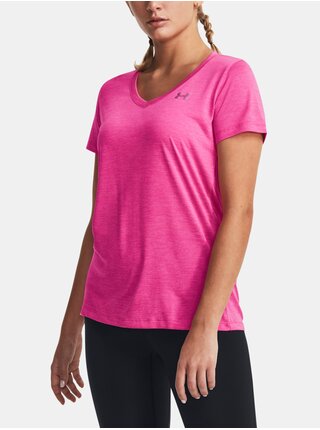 Ružové dámske športové tričko Under Armour Tech