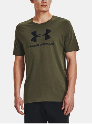 Khaki pánské tričko Under Armour Sportstyle