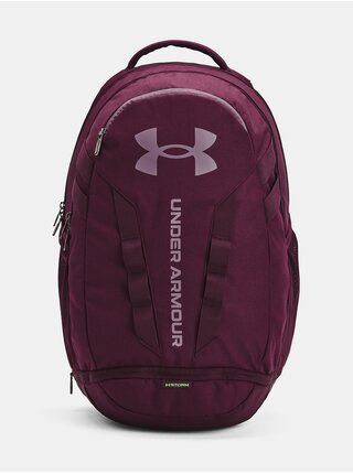 Vínový unisex sportovní batoh Under Armour UA Hustle 5.0 Backpack