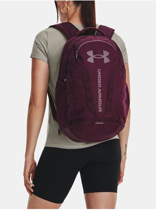 Bordový unisex športový ruksak Under Armour UA Hustle 5.0 Backpack