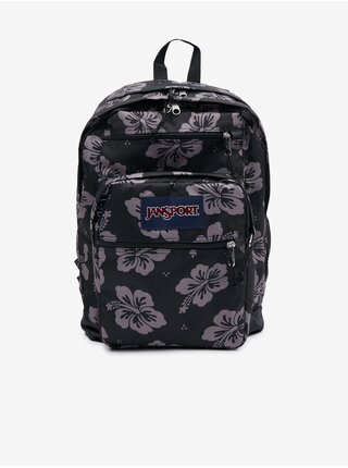 Čierny dámsky kvetovaný batoh Jansport Cool Student
