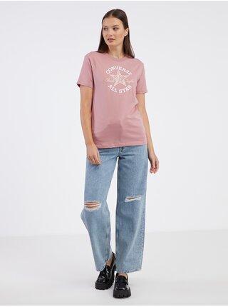 Staroružové dámske tričko Converse Chuck Taylor Floral