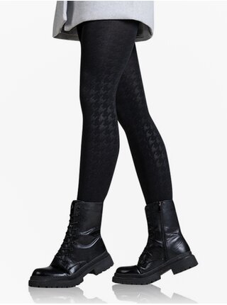 Černé dámské zimní hřejivé punčochové kalhoty Bellinda WINTER 100 DEN   