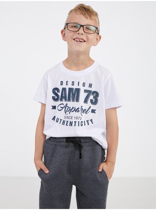 Biele chlapčenské tričko SAM 73 Janson