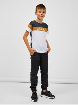 Modro-biele chlapčenské tričko SAM 73 Kallan