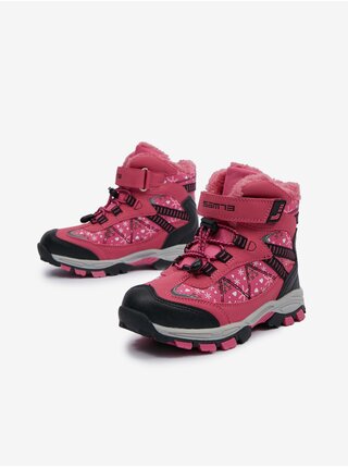 Ružové dievčenské zimné členkové topánky SAM 73 Synneva