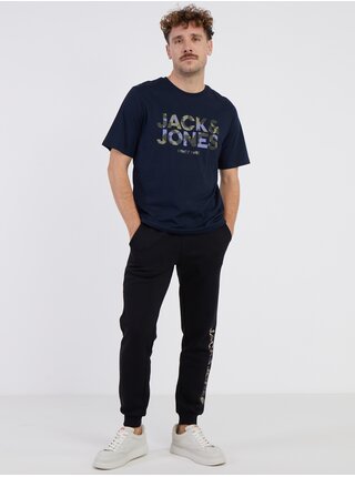Tmavě modré pánské tričko Jack & Jones James