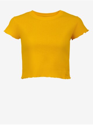 Žluté dámské tričko NAX Reisa 