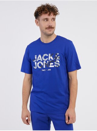 Modré pánske tričko Jack & Jones James