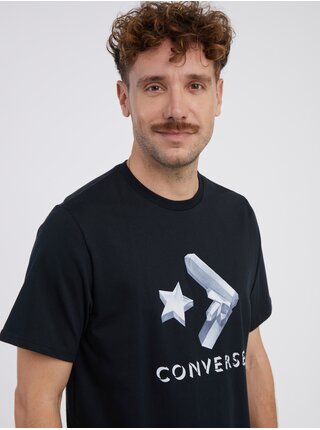 Čierne pánske tričko Converse