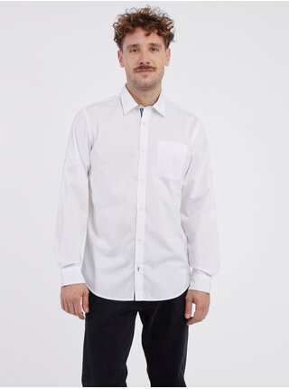 Biela pánska košeľa Jack & Jones Plain
