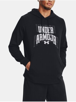 Černá pánská mikina s kapucí Under Armour UA Rival Terry Graphic HD