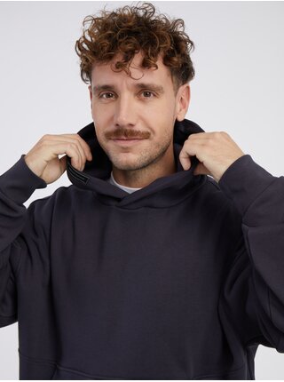 Tmavosivá pánska oversize mikina s kapucou Tom Tailor Denim