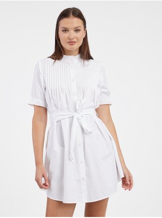 Bílé dámské košilové šaty Noisy May Frig